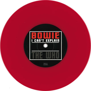 David Bowie / The Who : I Can't Explain (7", Comp, Ltd, Num, Unofficial, Red)