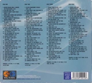 Hank Williams : Best Of The Singles 1947-1958 (4xCD, Comp, RM)