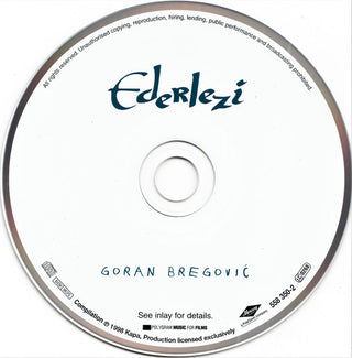 Goran Bregović : Ederlezi (CD, Comp, RE)