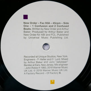 New Order : Confusion (12", Single, RE, RM, 180)