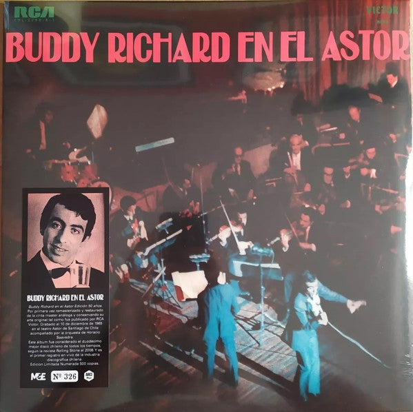 Buddy Richard : Buddy Richard En El Astor (LP, Album, Mono, Ltd, RE)