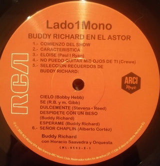 Buddy Richard : Buddy Richard En El Astor (LP, Album, Mono, Ltd, RE)