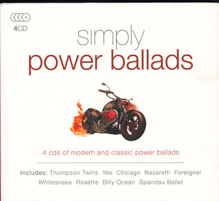 Various : Simply Power Ballads (4 CDs Of Modern And Classic Power Ballads) (Box + 4xCD, Comp)