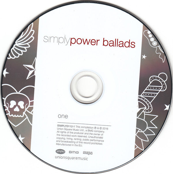 Various : Simply Power Ballads (4 CDs Of Modern And Classic Power Ballads) (Box + 4xCD, Comp)