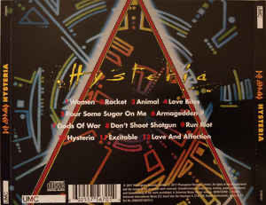 Def Leppard : Hysteria (CD, Album, RE, RM)