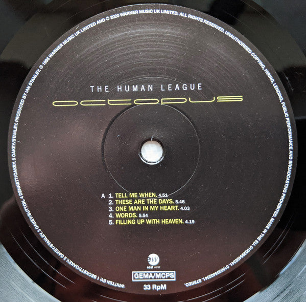 The Human League : Octopus (LP, Album, RE, RM)