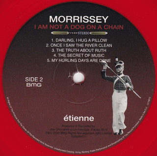 Morrissey : I Am Not A Dog On A Chain (LP, Album, Red)