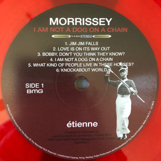 Morrissey : I Am Not A Dog On A Chain (LP, Album, Red)