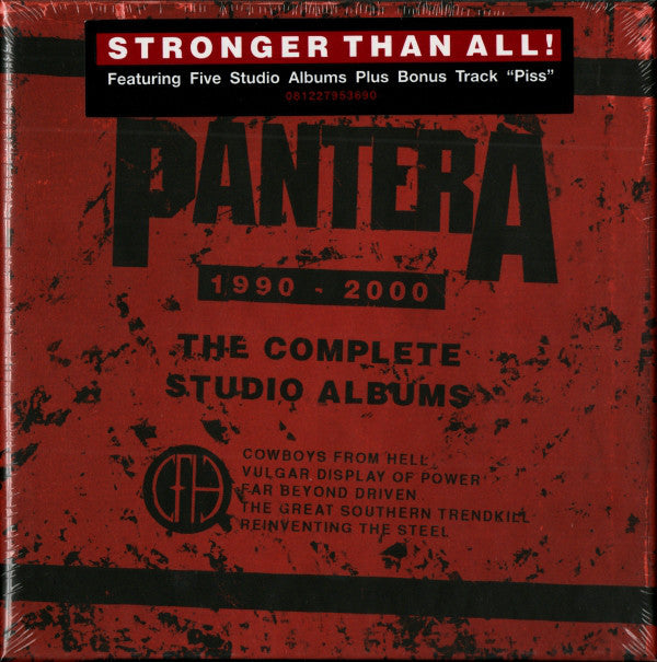 Pantera : The Complete Studio Albums 1990-2000 (Box, Comp, RE + CD, Album, RE + CD, Album, RE + CD)
