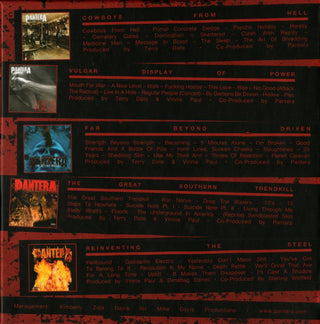 Pantera : The Complete Studio Albums 1990-2000 (Box, Comp, RE + CD, Album, RE + CD, Album, RE + CD)