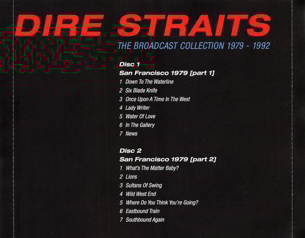 Dire Straits : The Broadcast Collection 1979-1992 (5xCD, RM, Unofficial)