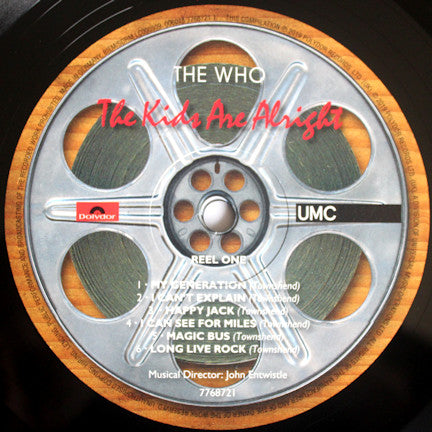 The Who : The Kids Are Alright (Music From The Soundtrack Of The Movie) (2xLP, Album, RE)