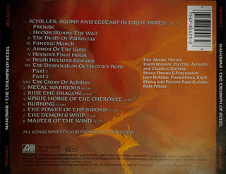 Manowar : The Triumph Of Steel (CD, Album, RP)