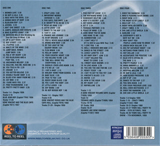 Gene Vincent : Six Classic Albums Plus Bonus Singles (4xCD, Comp, RM, Dig)