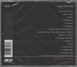 Lizzo : Cuz I Love You (CD, Album, RE, Sup)