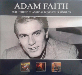 Adam Faith : Three Classic Albums Plus Singles (4xCD, Comp, RM)