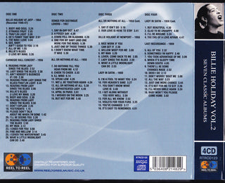 Billie Holiday : Billie Holiday Vol. 2 - Seven Classic Albums (4xCD, Comp, RM)
