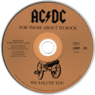 AC/DC : For Those About To Rock (We Salute You) (CD, Album, Enh, RE, RM, Dig)