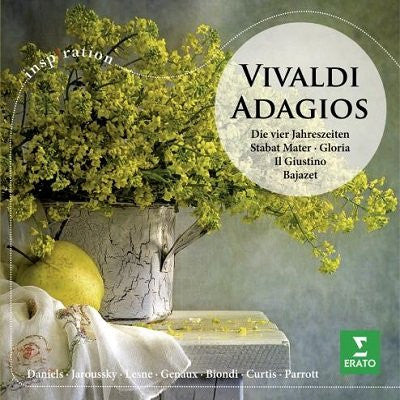 Antonio Vivaldi - David Daniels (3) · Philippe Jaroussky · Gérard Lesne · Vivica Genaux · Fabio Biondi · Alan Curtis (2) · Andrew Parrott : Adagios (Die Vier Jahreszeiten · Stabat Mater · Gloria · Il Giustino · Bajazet) (CD, Comp)