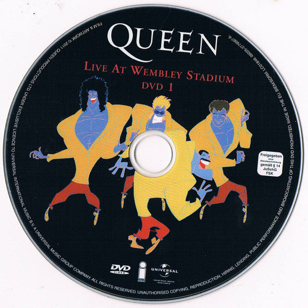 Queen : Live At Wembley Stadium (2xDVD-V, RE, RM, Multichannel, NTSC, 25t)