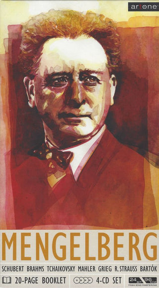 Willem Mengelberg, Franz Schubert, Johannes Brahms, Pyotr Ilyich Tchaikovsky, Gustav Mahler, Edvard Grieg, Richard Strauss, Béla Bartók : Mengelberg (4xCD, Comp)