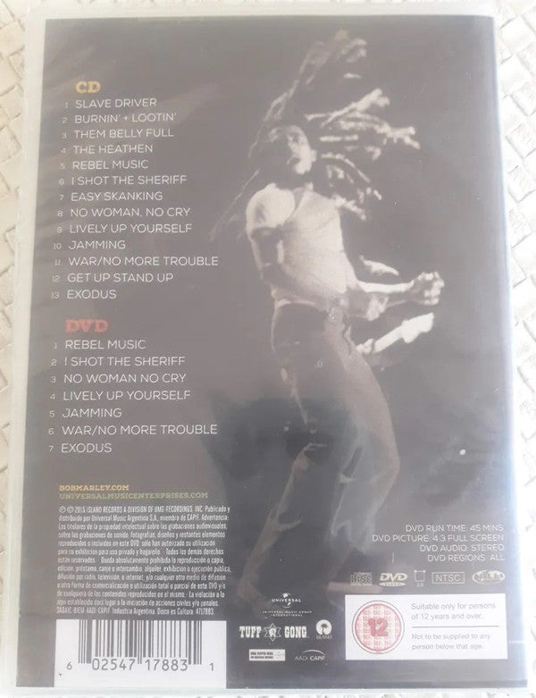 Bob Marley & The Wailers : Easy Skanking In Boston '78 (CD, Album + DVD-V, Album, NTSC)