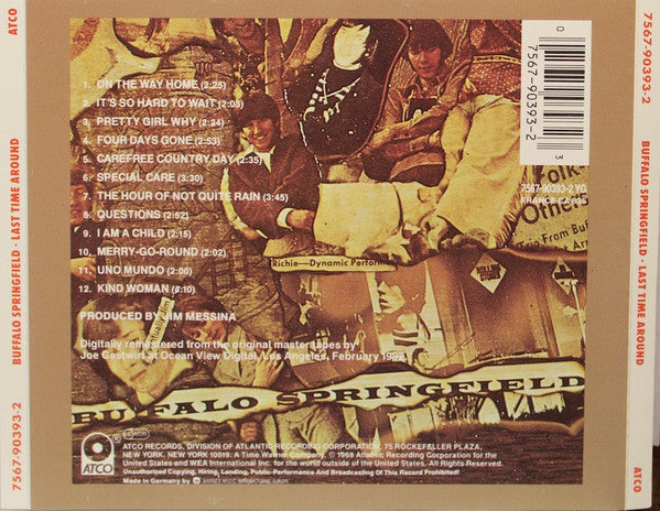 Buffalo Springfield : Last Time Around (CD, Album, RE, RM, RP)