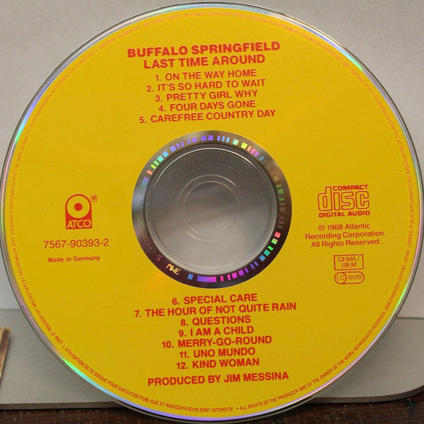 Buffalo Springfield : Last Time Around (CD, Album, RE, RM, RP)