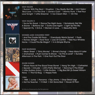 Van Halen : The Studio Albums 1978 - 1984 (6xHDCD, Album, RE, RM, Car + Box, Comp, Ltd, RP)