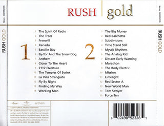 Rush : Gold (2xCD, Comp, RM)