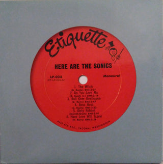 The Sonics : Here Are The Sonics!!! (CD, Album, Mono, RE, Car)