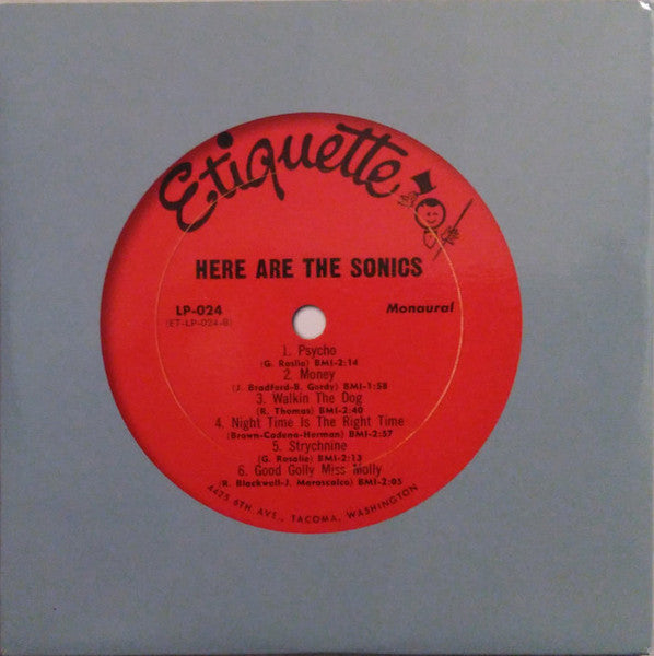 The Sonics : Here Are The Sonics!!! (CD, Album, Mono, RE, Car)