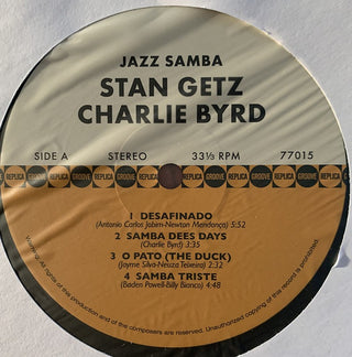 Stan Getz, Charlie Byrd : Jazz Samba (LP, Album, RE + CD, Album, RE)