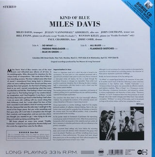Miles Davis : Kind Of Blue (LP, Album, RE)