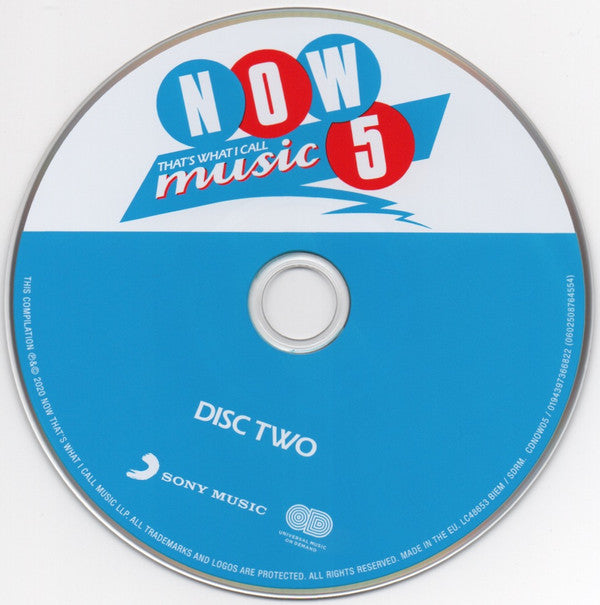 Various : Now That's What I Call Music 5 (2xCD, Comp, RE)