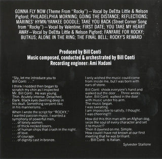 Bill Conti : Rocky (Original Motion Picture Score) (CD, Album, RE, Arv)