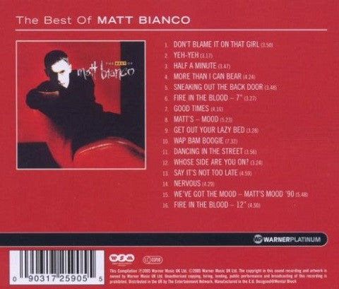 Matt Bianco : The Best Of Matt Bianco (CD, Comp)