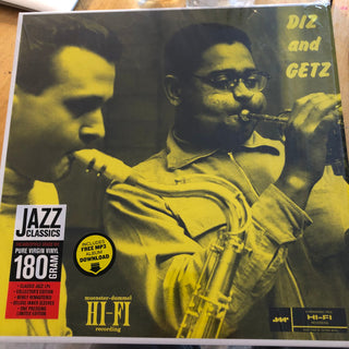 Dizzy Gillespie And Stan Getz : Diz And Getz (LP, Album, MP, RE, 180)