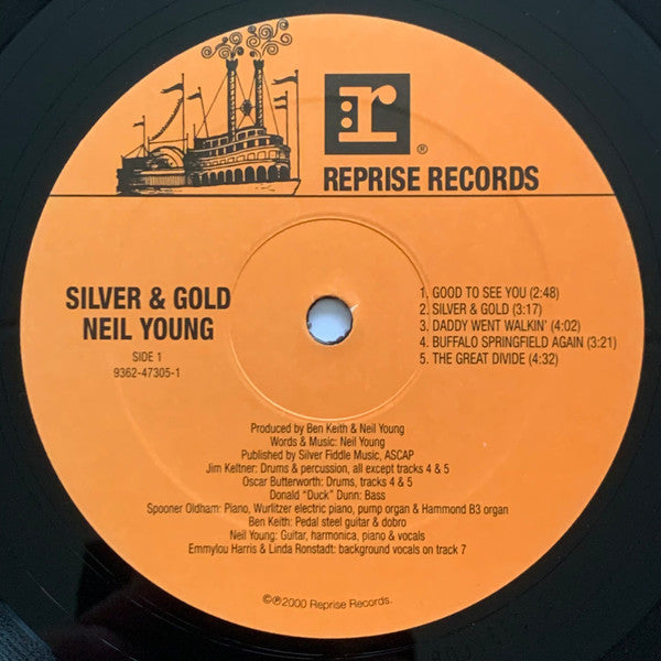 Neil Young : Silver & Gold (LP, Album)