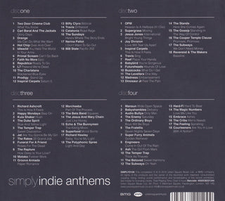 Various : Simply Indie Anthems (4 CDs Of Indie Anthems) (Box + 4xCD, Comp)