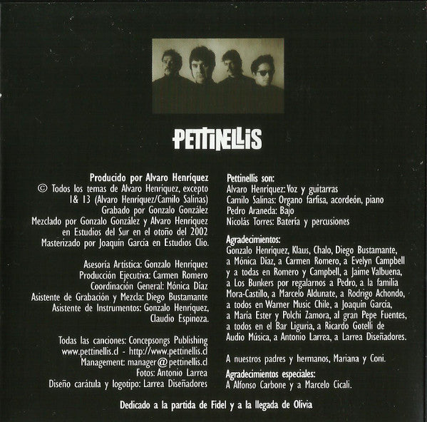 Pettinellis : Pettinellis (CD, Album)