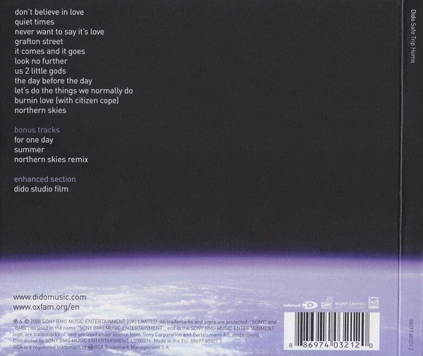 Dido : Safe Trip Home (CD, Album + CD, Enh + Dlx)