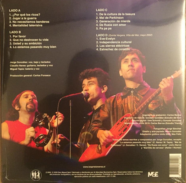 Los Prisioneros : Estadio Nacional Volumen 2 (2xLP, Album, Ltd, RM)