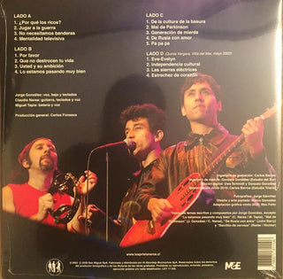 Los Prisioneros : Estadio Nacional Volumen 2 (2xLP, Album, Ltd, RM)