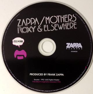Frank Zappa / The Mothers : Roxy & Elsewhere (CD, Album, RE, RM, RP)
