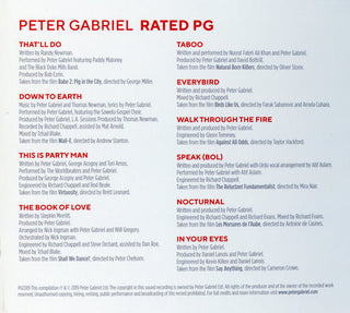 Peter Gabriel : Rated PG (CD, Comp)