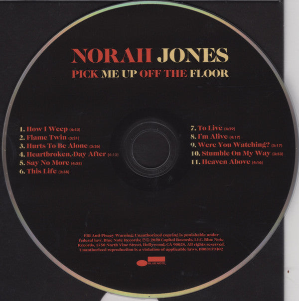 Norah Jones : Pick Me Up Off The Floor (CD, Album)