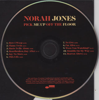Norah Jones : Pick Me Up Off The Floor (CD, Album)