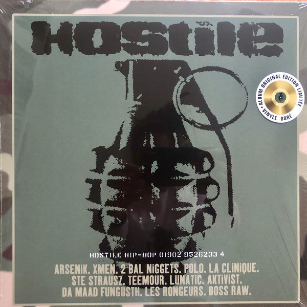 Various : Hostile Hip-Hop (LP, Comp, Ltd, RE, RM, Gol)