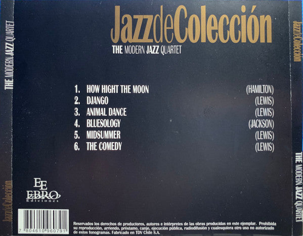 The Modern Jazz Quartet : Jazz de Colección (CD, Comp)